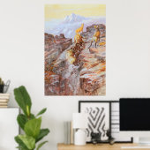 Big Horn Sheep von Charles M Russell Poster (Heimbüro)