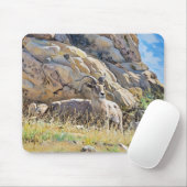 Big Horn Sheeps Mousepad (Mit Mouse)