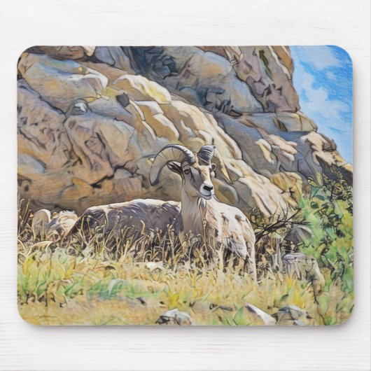 Big Horn Sheeps Mousepad (Vorne)