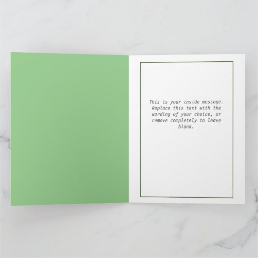 Big Horse wird bald gut. Karte (Innenseite)