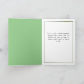 Big Horse wird bald gut. Karte (Innenseite)