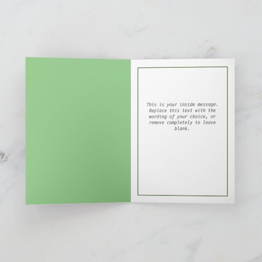 Big Horse wird bald gut. Karte (Innenseite)