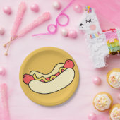 Big Hot Dog Paper-Teller Pappteller (Party)