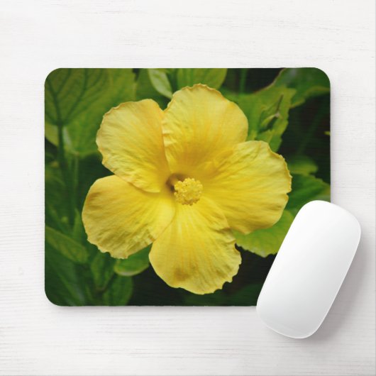 Big Hübsch Yellow Blume Mouse Pad Mousepad (Mit Mouse)