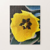 Big Hübsch Yellow Tulip Blume Puzzle (Vertikal)