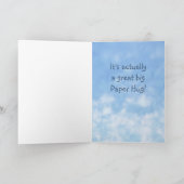 Big Hug Dankeschön Note Card Dankeskarte (Innenseite)