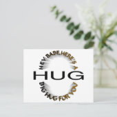BIG HUG POSTKARTE (Stehend Vorderseite)