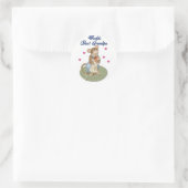 Big Hugs Grandpa Runder Aufkleber (Tasche)