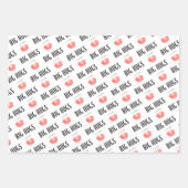 Big Hugs Inside Wrapping Paper Sheets Geschenkpapier Set (Vorderseite 3)