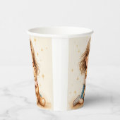 Big Hugs - Niedlicher Girl Hugging Teddy Bär Pappbecher (Rechts)