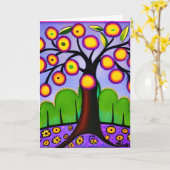 Big Hugs senden | Whimsistische Kunst Karte (Gelbe Blume)