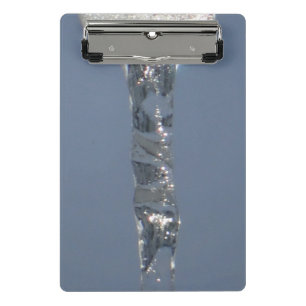 Big Icicicile in Blue Sky Mini Klemmbrett