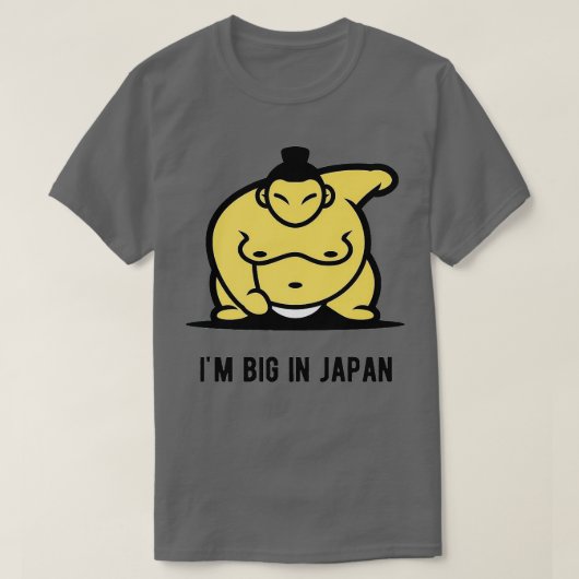 Big in Japan Sumo Wrestling Wrestler T-Shirt (Design vorne)