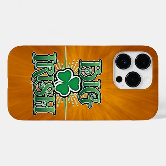 Big Irish Case-Mate iPhone Case (Rückseite (Horizontal))