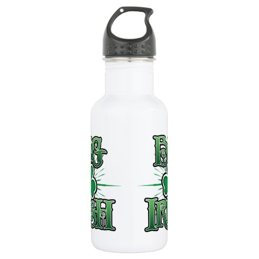 Big Irish Edelstahlflasche (Vorderseite)