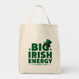 Big Irish Energy Tote Bag | Funny St Patrick's Day Tragetasche