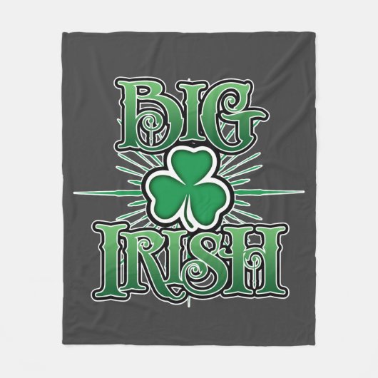 Big Irish Fleecedecke (Vorderseite)