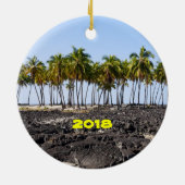 Big Island Beach & Sand Keramik Ornament (Hinten)