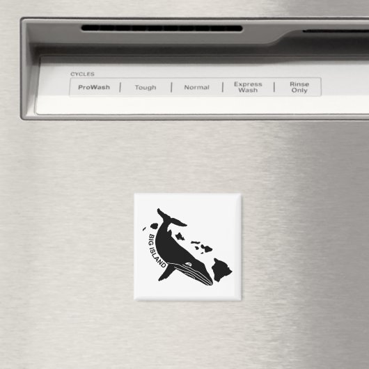 Big Island - Hawaii Islands Humpback Magnet (In Situ (Geschirrspüler))