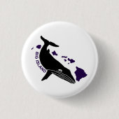 Big Island - Hawaii Lila Islands Humpback Button (Vorderseite)