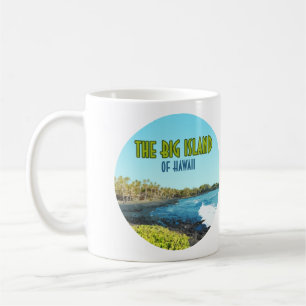 Big Island Hawaii Punalu'u Beach Vintage Kaffeetasse
