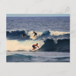 Big Island Hawaii Surfer Postkarte
