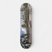 Big Island Hawaii Tropical Beach Palms Panorama Skateboard (Vorderseite)
