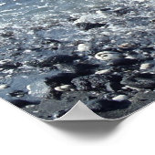 Big Island Hawaii verzerrte Blickposter Poster (Ecke)