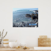 Big Island Hawaii verzerrte Blickposter Poster (Küche)