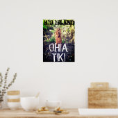 BIG ISLAND OHIA TIKI POSTER (Küche)