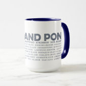 Big Island Pond New Hampshire Coffee Tasse (VorderseiteRechts)