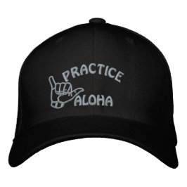 Big Island Practice Aloha Shaka (Hang lose) Bestickte Baseballkappe