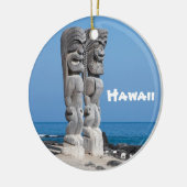 Big Island Tiki Keepake Keramik Ornament (Links)