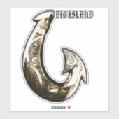 Big Island Tribal Hook Aufkleber (Blatt)