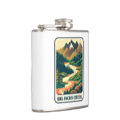 Big Jacks Creek Idaho Colors Flachmann (Rechts)