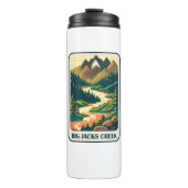 Big Jacks Creek Idaho Colors Thermosbecher (Vorderseite)