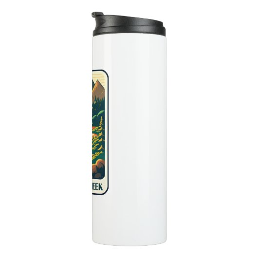 Big Jacks Creek Idaho Colors Thermosbecher (Nach rechts gedreht)