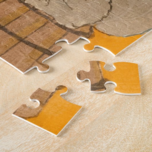 Big Japanese Circus woodblock print Puzzle (Seite)