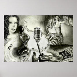 Big Jazz 4 36'x24' Poster