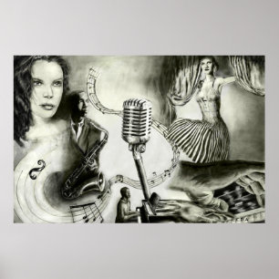 Big Jazz 4 36'x24' Poster