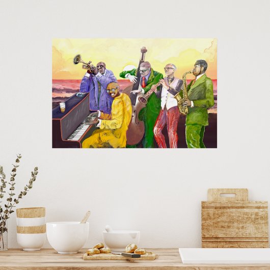 **Big JAzz Band** Poster (Küche)