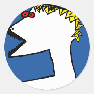 Big Jim JHgrafics Runder Aufkleber