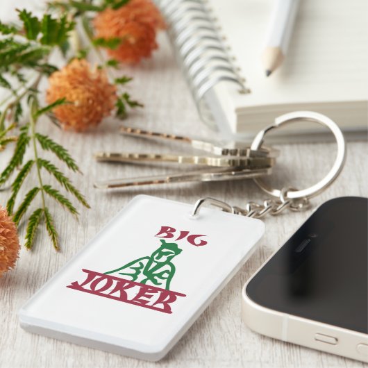 BIG JOKER Mah Jong Tile Schlüsselanhänger (Vorderseite rechts)