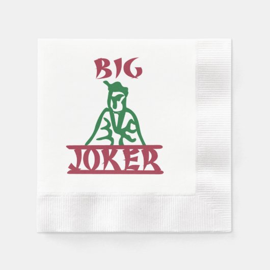 Big Joker Napkin Serviette (Vorderseite)