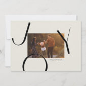 Big Joy Foto Weihnachtskarte Einladung (Vorderseite)