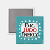 Big Judo Energy Kühlschrank Magnet (Vorderseite/Rückseite)
