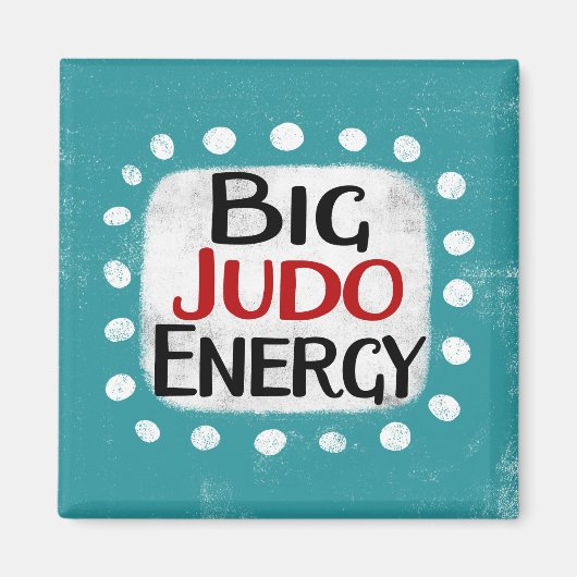 Big Judo Energy Kühlschrank Magnet (Vorne)