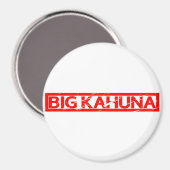 Big Kahuna Briefmarke Magnet (Vorderseite/Rückseite)