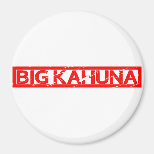 Big Kahuna Briefmarke Magnet (Vorne)