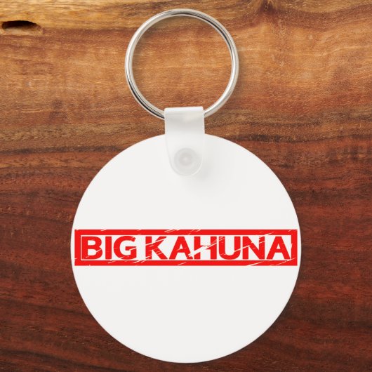 Big Kahuna Briefmarke Schlüsselanhänger (Rückseite)